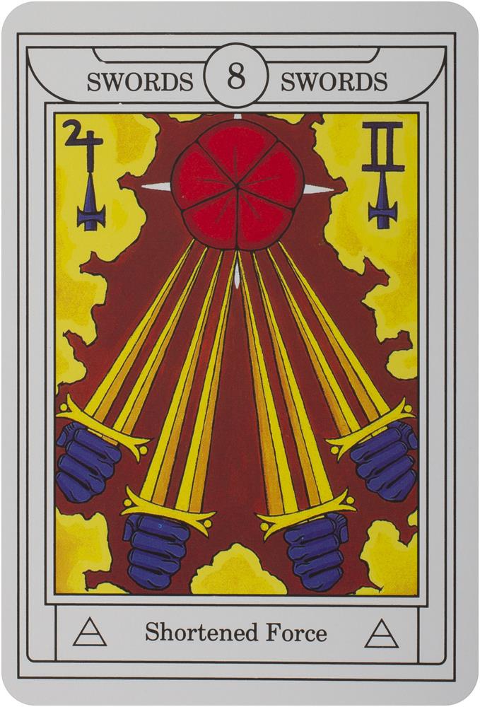 Карта таро eight of swords