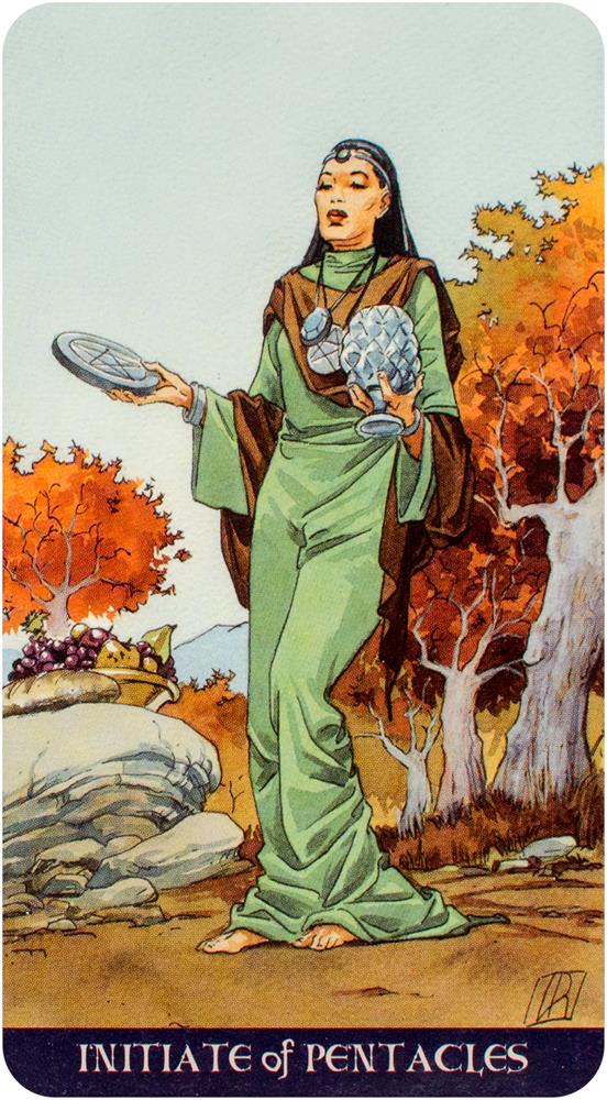 Королева пентаклей в таро значение. Языческое Таро Pagan Tarot. Дама денариев Таро. Аркан Королева пентаклей. Карта Таро Королева пентаклей.
