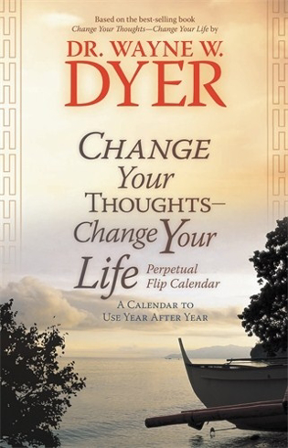 Bild på Change your thoughts - change your life perpetual flip calendar - a calenda