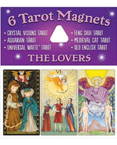 Inspiration for the day Fool Magnet Set Six tarot magnets Special collection 