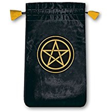 Bild på Tarotpåse liten: pentagram (sammet)