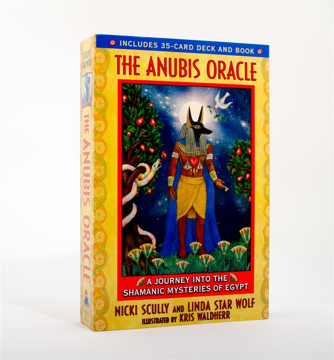 Bild på Anubis Oracle: A Journey Into The Shamanic Mysteries Of Egypt (35-Card Deck & Book)