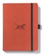 Bild på Dingbats* Wildlife A5+ Orange Tiger Notebook - Dotted