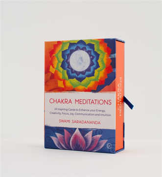Bild på Chakra Meditations: 49 Inspiring Cards to Enhance your Energy, Creativity, Focus, Joy, Communication and Intuition