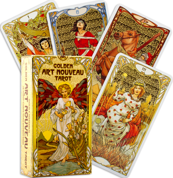 Bild på Golden Art Nouveau Tarot