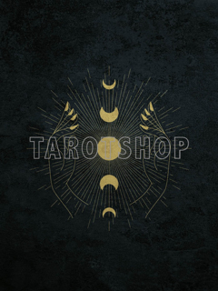 Bild på Moon Phases in our Hands (30x40 cm) Black