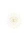 Bild på Symbols White Allseeing Eye in heart