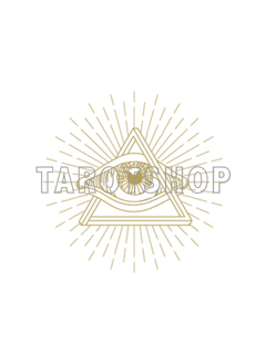 Bild på Allseeing Eye (30x40 cm) White