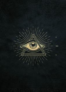 Bild på Allseeing Eye (50x70 cm) Black