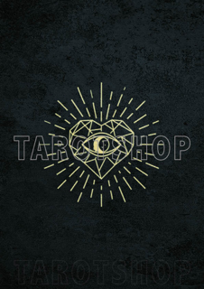 Bild på Allseeing Eye in heart (21x30 cm) Black