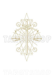 Bild på Balance and Justice (13x18 cm) White