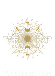 Bild på Moon Phases in our Hands (13x18 cm) White