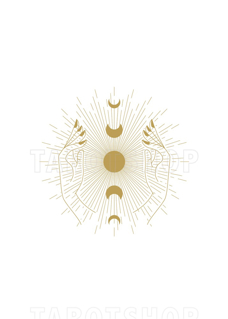 Bild på Moon Phases in our Hands (50x70 cm) White