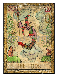 Bild på Mystic The Fool (30x40 cm)
