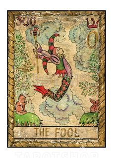 Bild på Mystic The Fool (50x70 cm)