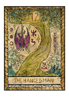 Bild på Mystic The Hanged Man (21x30 cm)