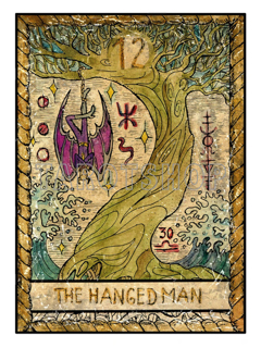 Bild på Mystic The Hanged Man (30x40 cm)