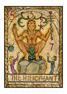 Bild på Mystic The Hierophant (50x70 cm)