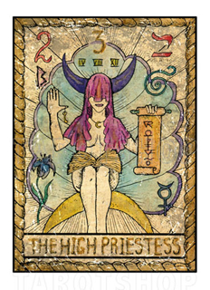 Bild på Mystic The High Priestess (13x18 cm)