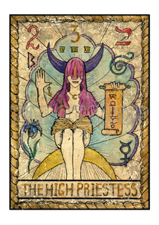 Bild på Mystic The High Priestess (21x30 cm)