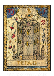 Bild på Mystic The Tower (50x70 cm)