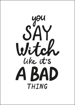 Bild på You Say Witch Like It´s a Bad Thing II