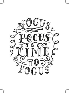 Bild på Hocus Pocus Time To Focus II (13x18)