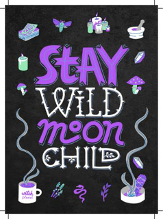Bild på Stay Wild Moon Child II (13x18)