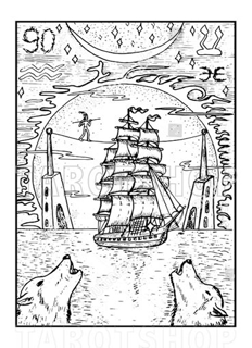 Bild på Engraved The Moon (13x18 cm)