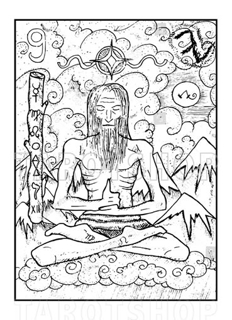 Bild på Engraved The Hermit (13x18 cm)