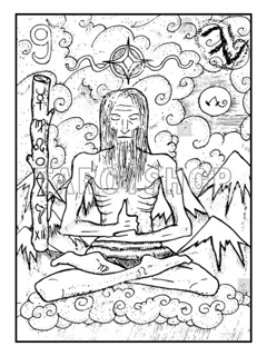 Bild på Engraved The Hermit (30x40 cm)