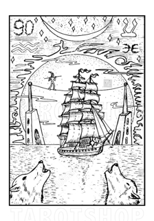 Bild på Engraved The Moon (70x100 cm)