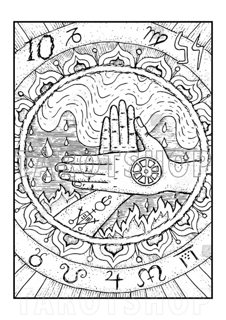 Bild på Engraved Wheel of Fortune (21x30 cm)