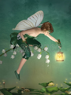 Bild på Magic Fairy (30x40 cm)