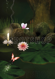 Bild på Magic Water Lily (21x30 cm)