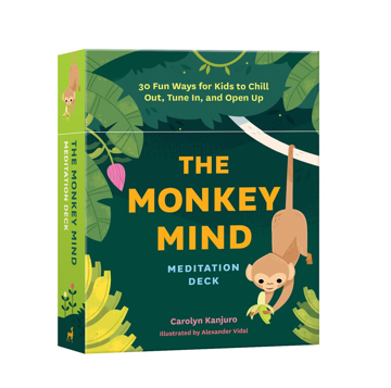 Bild på Monkey Mind Meditation Deck : 30 Fun Ways For Kids To Chill Out, Tune In, And Open Up