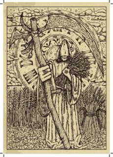 Bild på Lenormand Engraved Scythe (21x30)