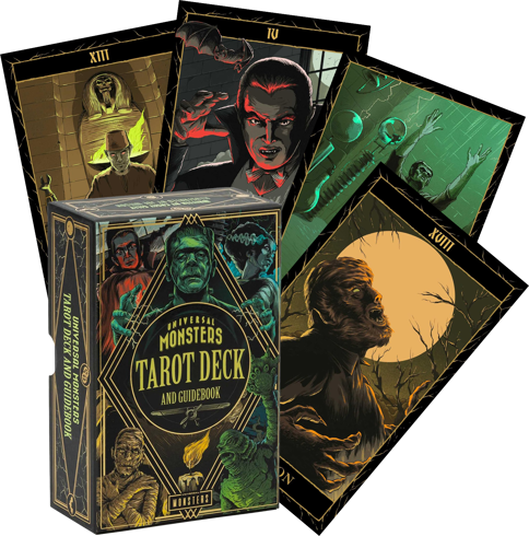 Bild på Universal Monsters Tarot Deck and Guidebook