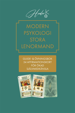Bild på Modern Psykologi Stora Lenormand: Guide- och övningsbok 54 affirmationskort för ökad självmedkänsla