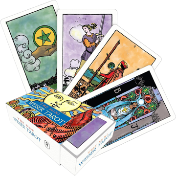 Bild på The Mini Weiser Tarot: A Miniature Edition of the Classic 1909 Waite-Smith Deck