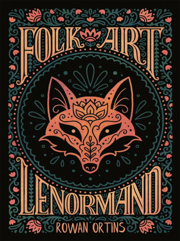 Bild på Folk Art Lenormand: Colorful 39-Card Divination Deck with 3 Extra Cards, 96-Page Illustrated Guidebook, Instructions for Learning to Read with Lenormand Cards