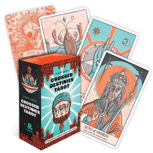 Bild på Crossed Destinies Tarot: A Marseille deck of self-discovery